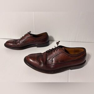 Biltrite Imperial brown leather wingtip Oxford shoe men size 10 1/2 E